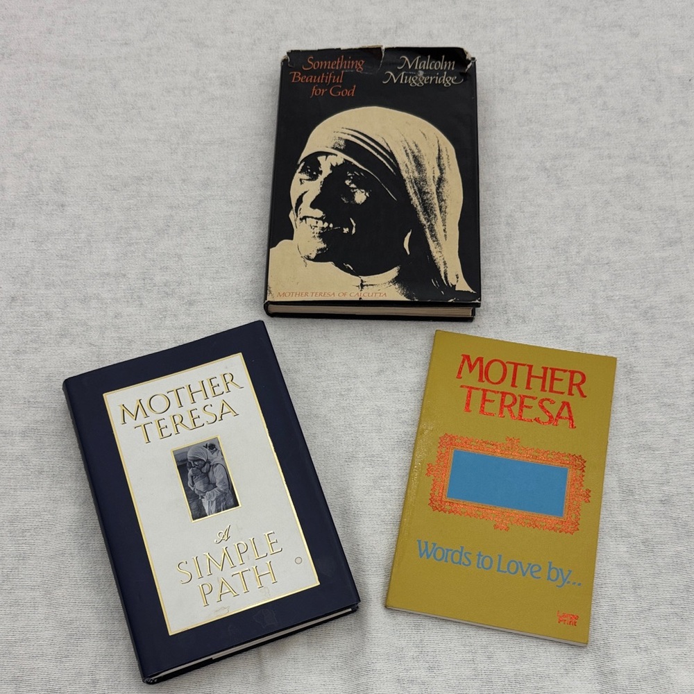 Mother Teresa Book Collection: Beautiful (1971); Words (1984);+Path 1995 (OLCC)